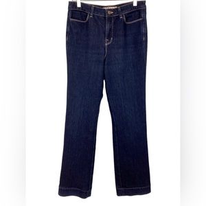 J Brand Juliette Dark Wash Straight Wide Jeans